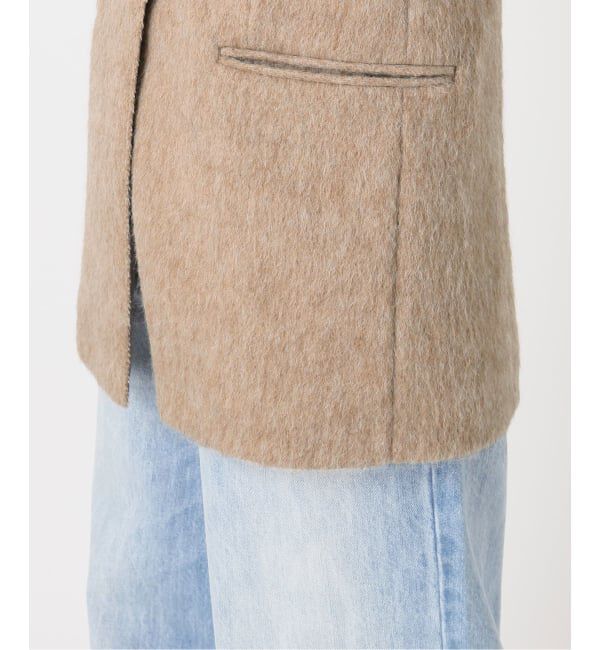 Plage「shaggy ロングベスト」|ダウンベスト・ベスト|