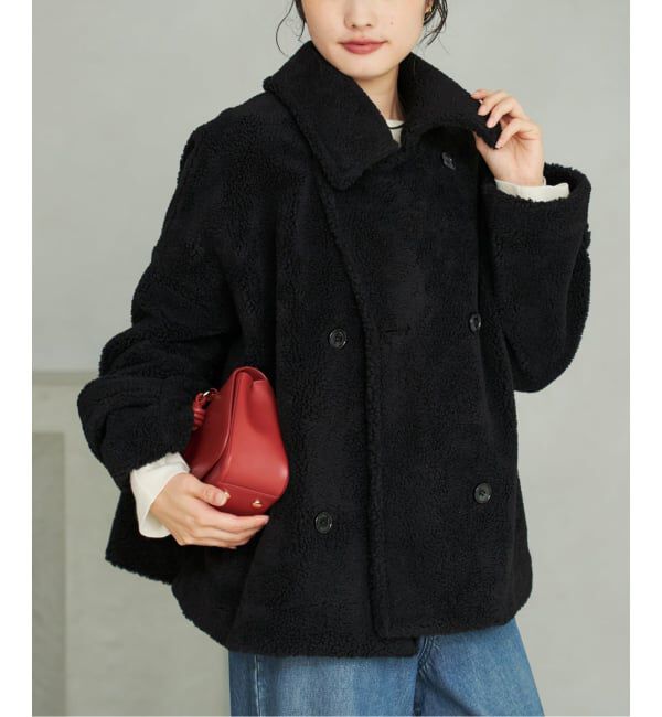 Plage「TRADITIONAL WEATHERWEAR 別注 ECO FUR Pコート」|ピーコート|