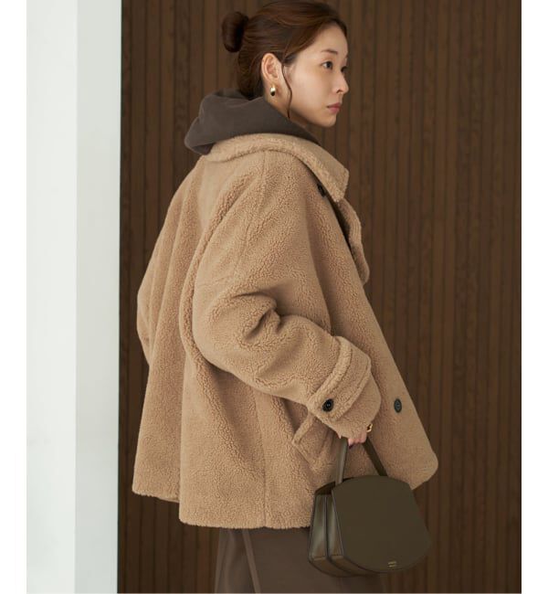 Plage「TRADITIONAL WEATHERWEAR 別注 ECO FUR Pコート」|ピーコート|