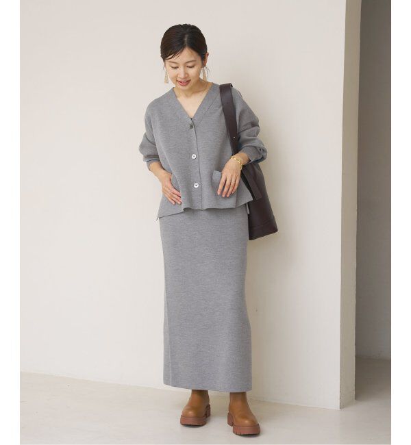 IENA「スーパーファインスムースニットスカート」|スカート|