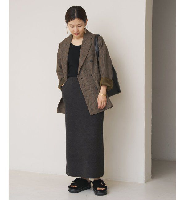 IENA「スーパーファインスムースニットスカート」|スカート|