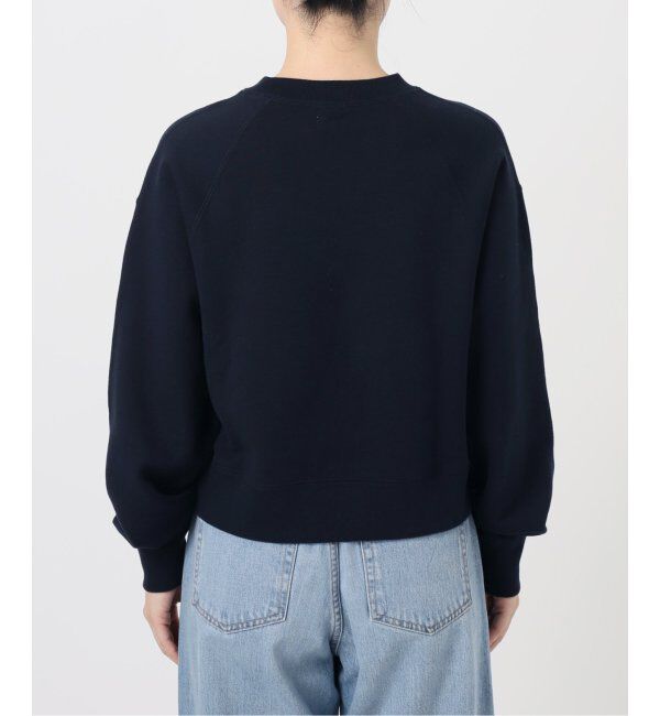 IENA「《追加3》コットン裏毛クロップドプルオーバー」|スウェット・ジャージ|