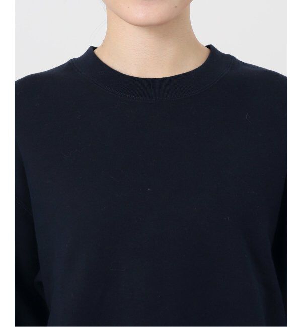 IENA「《追加3》コットン裏毛クロップドプルオーバー」|スウェット・ジャージ|