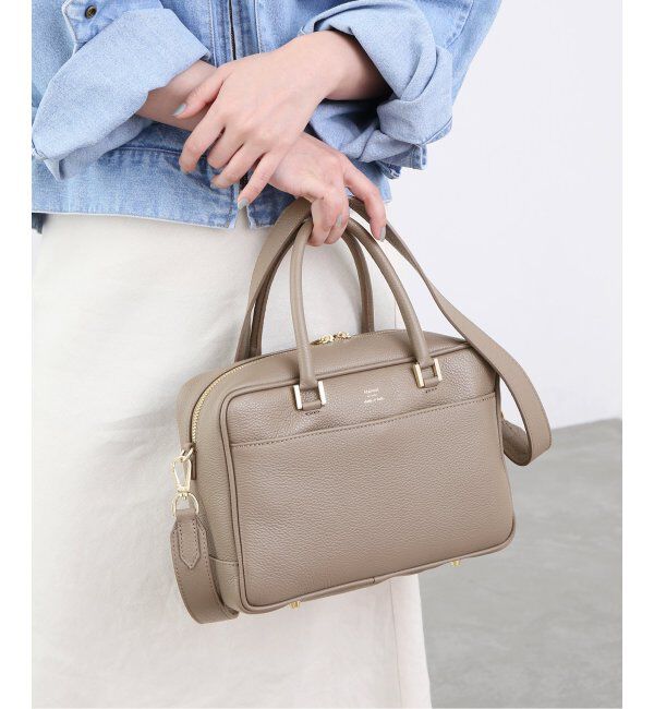 IENA「《追加3》Manuel MILANO/マニュエルミラノ レザーバッグ」|ハンドバッグ|