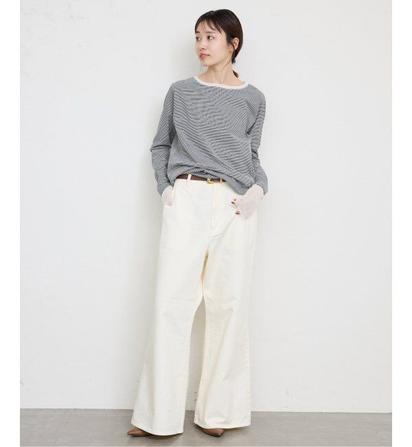 SLOBE IENA「《追加11》レイヤードスリーブロンTEE」|Tシャツ・カットソー|