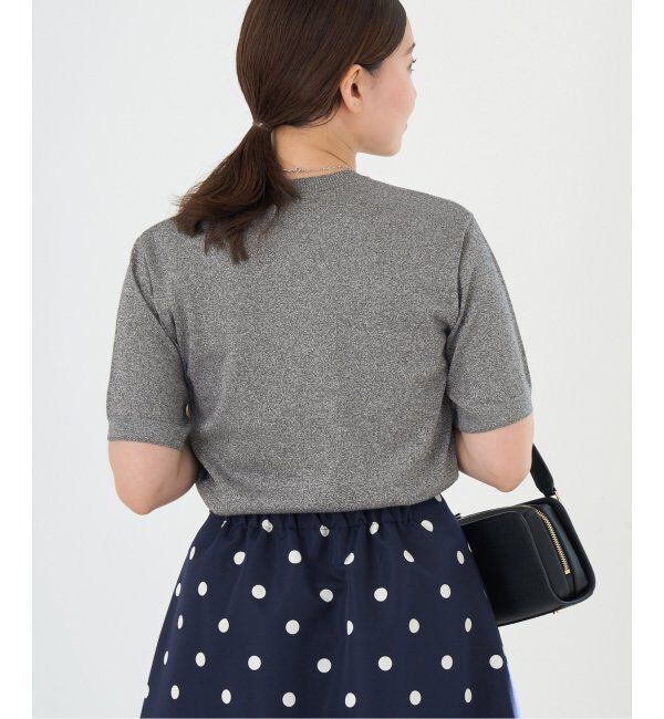 IENA「LEVITAハーフスリーブプルオーバー」|ニット・セーター|