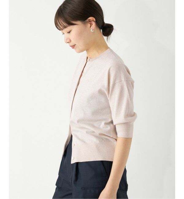IENA「LEVITAクルーカーディガン」|カーディガン|