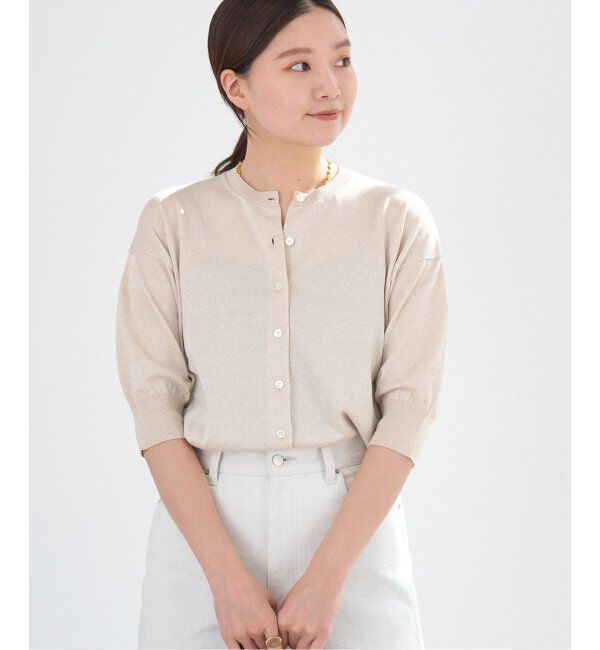 IENA「LEVITAクルーカーディガン」|カーディガン|