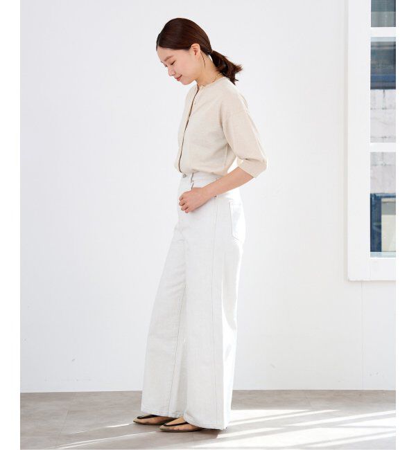 IENA「LEVITAクルーカーディガン」|カーディガン|