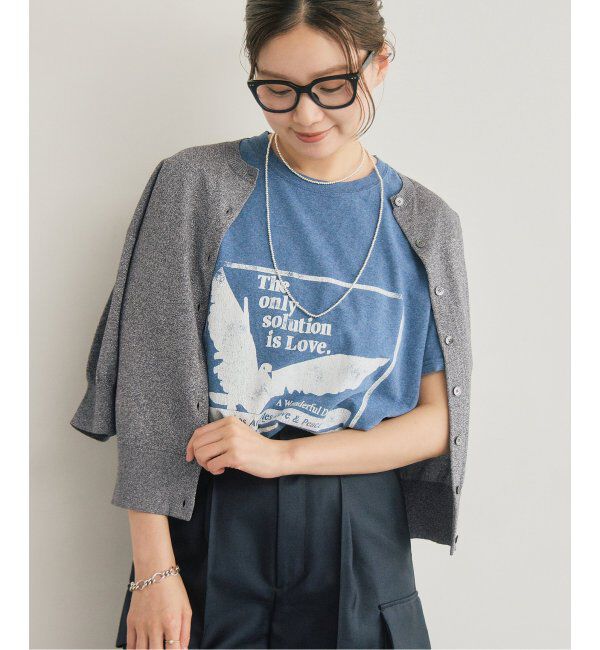 IENA「LEVITAクルーカーディガン」|カーディガン|