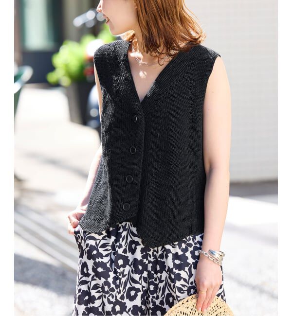 SLOBE IENA「《追加》ニットジレ」|ニット・セーター|