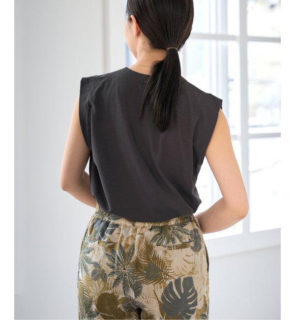 IENA「ATON/エイトン FRESCA SINGLE JERSEY ノースリーブ」|Tシャツ・カットソー|