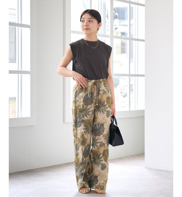 IENA「ATON/エイトン FRESCA SINGLE JERSEY ノースリーブ」|Tシャツ・カットソー|