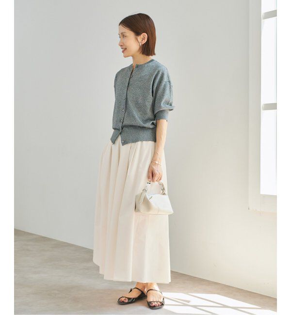 IENA「《一部カラー店舗限定》タイプライターフレアスカート」|スカート|