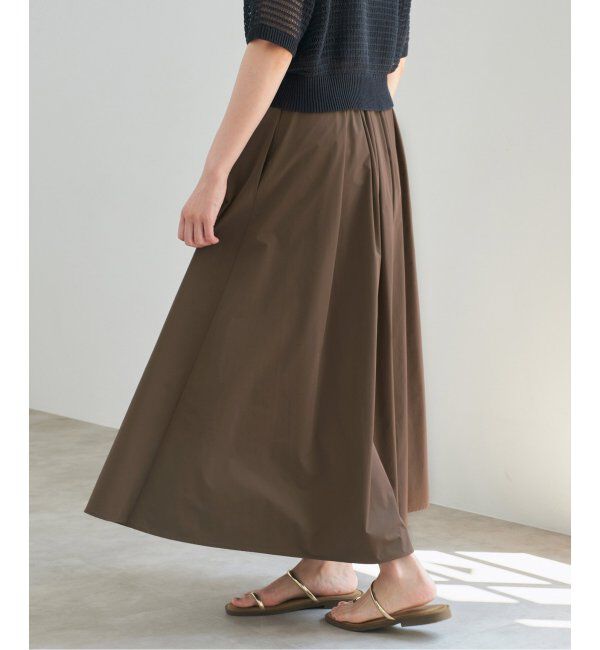 IENA「《一部カラー店舗限定》タイプライターフレアスカート」|スカート|