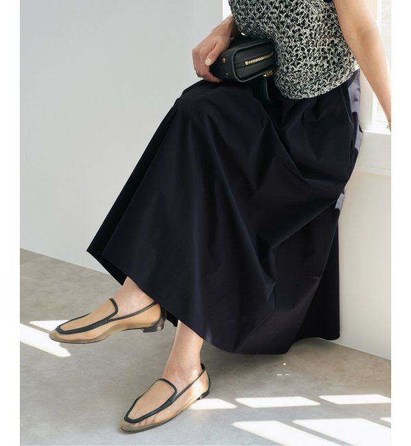 IENA「《一部カラー店舗限定》タイプライターフレアスカート」|スカート|