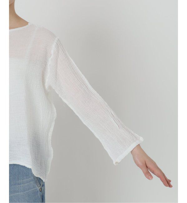 IENA「LES ATELIERS FRANCAIS DE CONFECTION ヘンリーネックトップス」|シャツ・ブラウス|