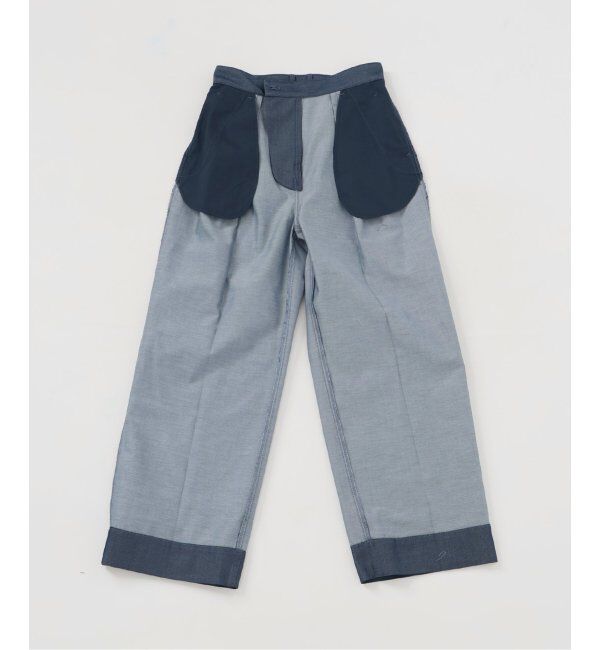 IENA「《WEB限定/追加》デニムスラックス」|デニム|