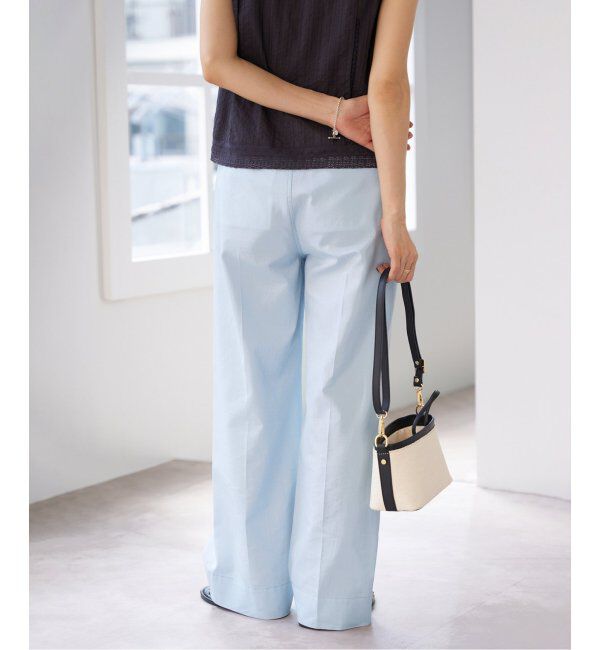 IENA「《WEB限定/追加》デニムスラックス」|デニム|