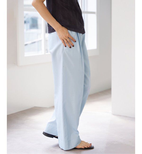 IENA「《WEB限定/追加》デニムスラックス」|デニム|