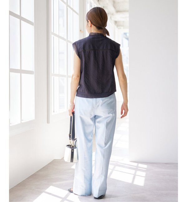 IENA「《WEB限定/追加》デニムスラックス」|デニム|