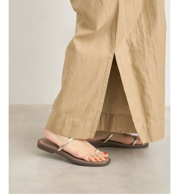 IENA「《追加》NICOLAS LAINAS/ニコラスライナス フラットサンダル」|サンダル|