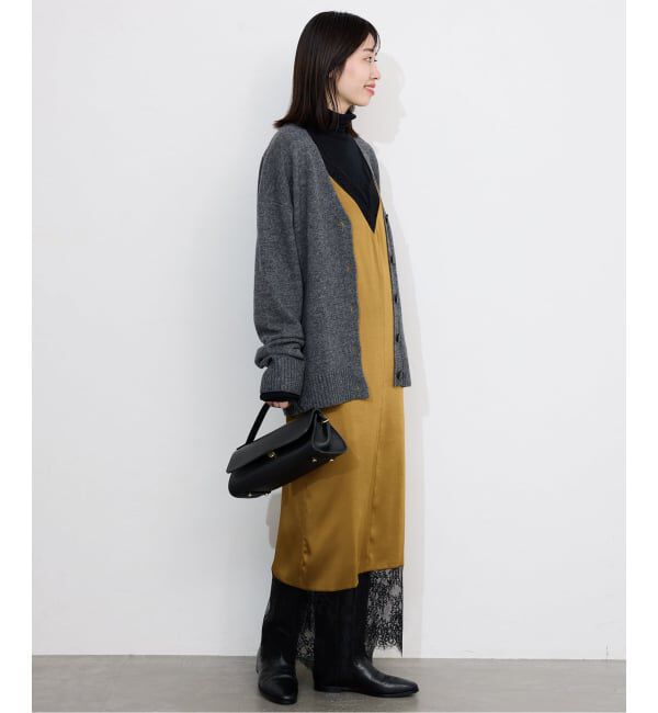 SLOBE IENA「レースサテンワンピース」|ワンピース|