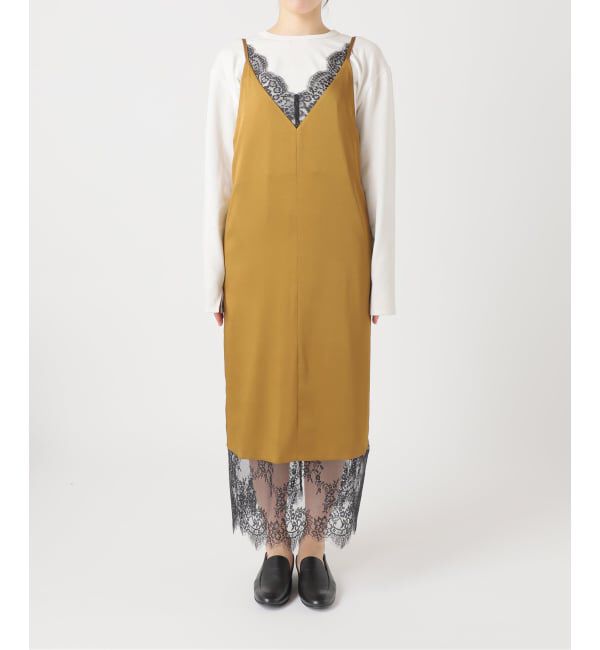 SLOBE IENA「レースサテンワンピース」|ワンピース|