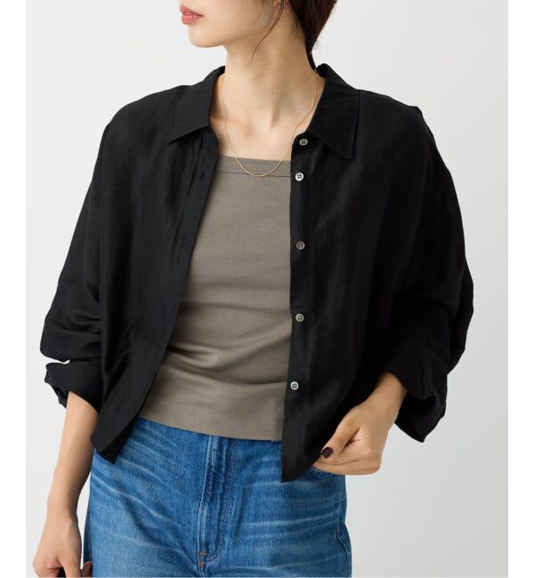 IENA「《追加2》ラミーリヨセルショートシャツ」|シャツ・ブラウス|