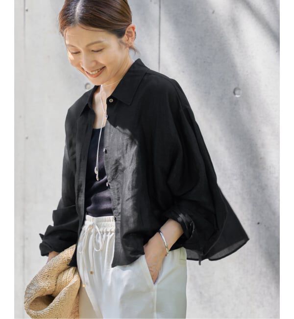 IENA「《追加2》ラミーリヨセルショートシャツ」|シャツ・ブラウス|