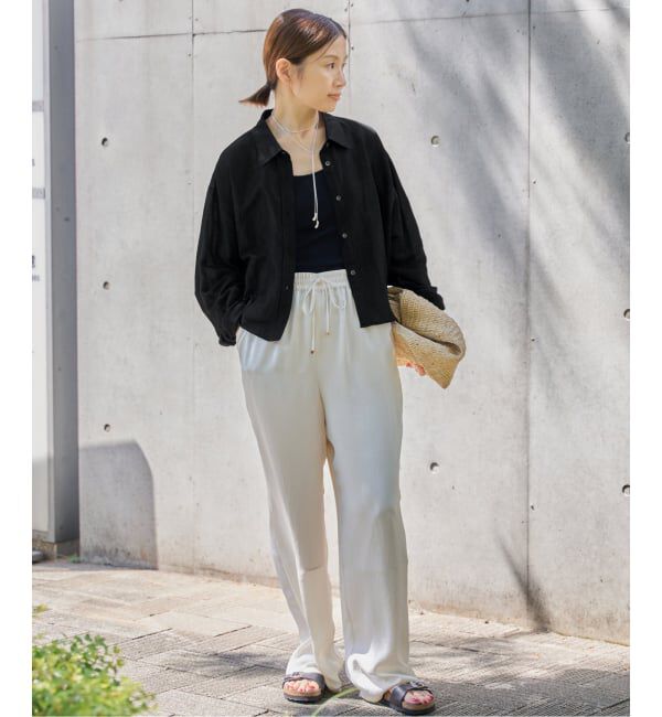 IENA「《追加2》ラミーリヨセルショートシャツ」|シャツ・ブラウス|