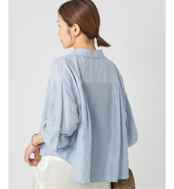 IENA「《追加2》ラミーリヨセルショートシャツ」|シャツ・ブラウス|