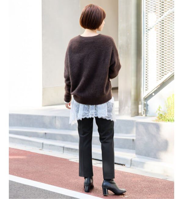 SLOBE IENA「《3サイズ展開/追加》スティックパンツ」|スラックス|