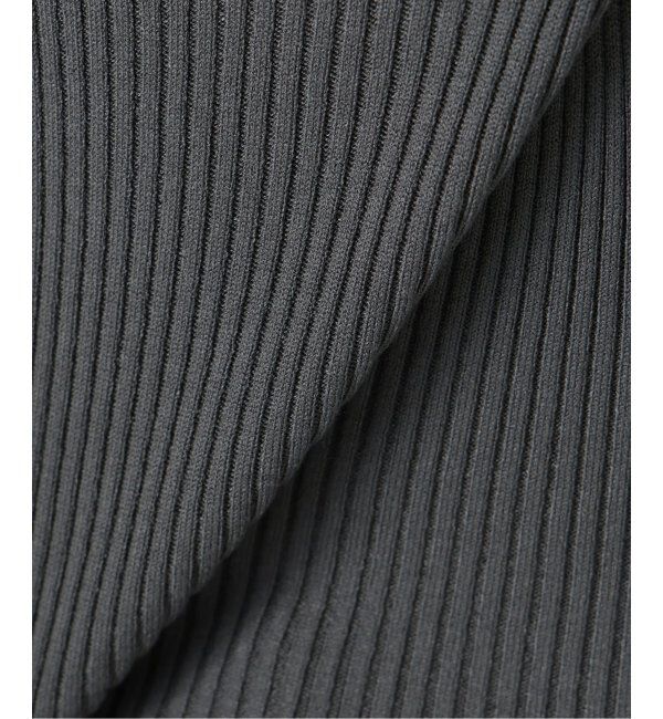 IENA「バイカラー 襟RIBホールガーメントプルオーバー」|ニット・セーター|