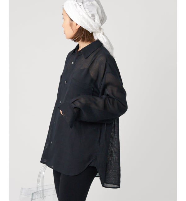 IENA「シアーメッシュ シャツ」|シャツ・ブラウス|