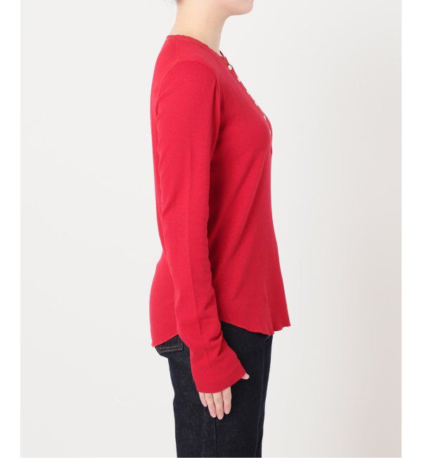 SLOBE IENA「スラブリブヘンリーネックロンTEE」|Tシャツ・カットソー|