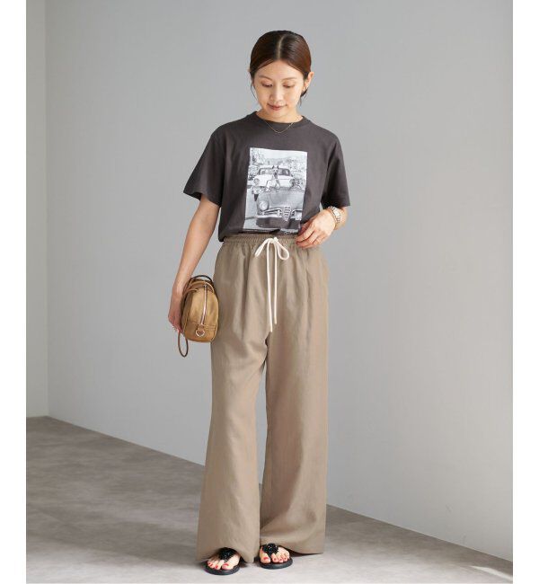 IENA「リネン混イージーパンツ」|その他|