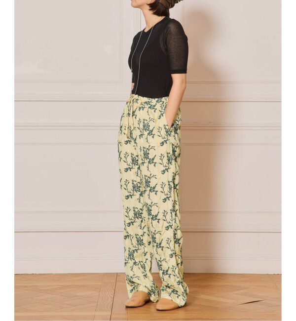 IENA LA BOUCLE「《追加2》IENA LA BOUCLE 水撚りガスフライス半袖プルオーバー」|Tシャツ・カットソー|