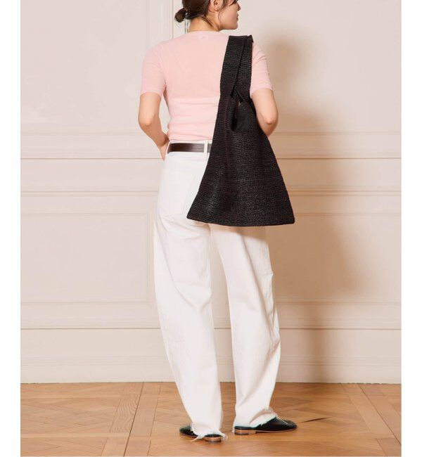 IENA LA BOUCLE「《追加2》IENA LA BOUCLE 水撚りガスフライス半袖プルオーバー」|Tシャツ・カットソー|