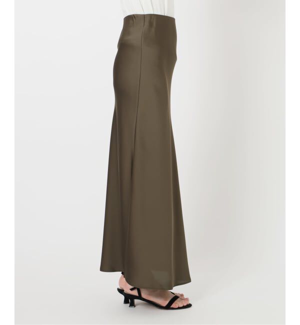 SLOBE IENA「サテンナロースカート」|スカート|