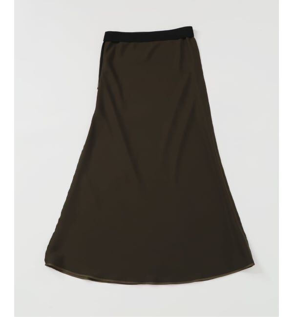 SLOBE IENA「サテンナロースカート」|スカート|