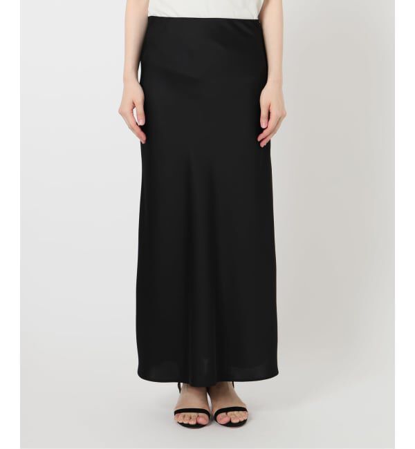 SLOBE IENA「サテンナロースカート」|スカート|