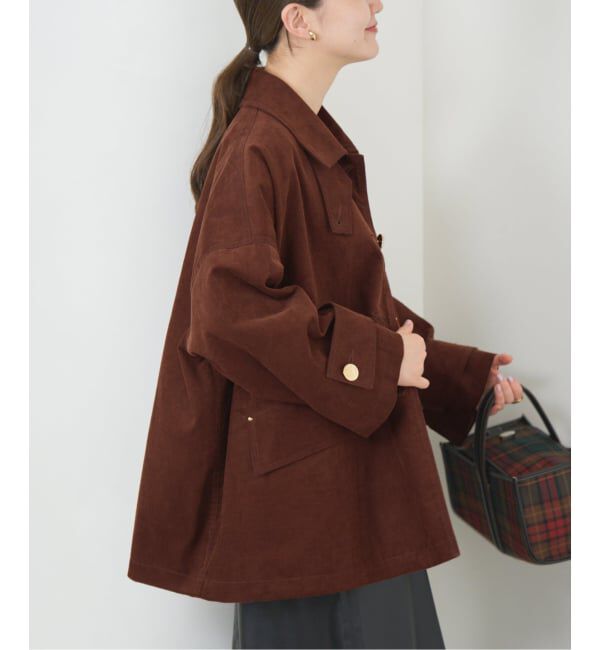 IENA「MACKINTOSH/マッキントッシュ 別注 HUMBIE JACKET コーデュロイ」|ステンカラーコート|