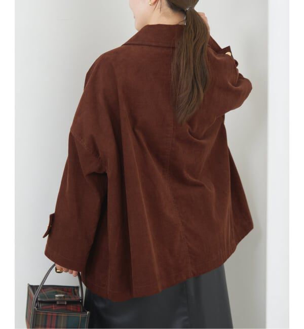 IENA「MACKINTOSH/マッキントッシュ 別注 HUMBIE JACKET コーデュロイ」|ステンカラーコート|