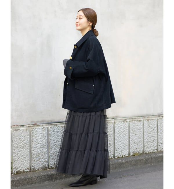 IENA「MACKINTOSH/マッキントッシュ 別注 HUMBIE JACKET コーデュロイ」|ステンカラーコート|