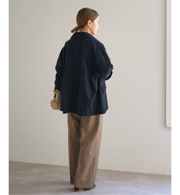 IENA「MACKINTOSH/マッキントッシュ 別注 HUMBIE JACKET コーデュロイ」|ステンカラーコート|