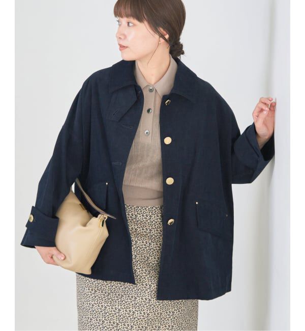 IENA「MACKINTOSH/マッキントッシュ 別注 HUMBIE JACKET コーデュロイ」|ステンカラーコート|