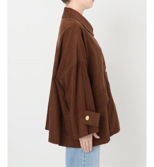 IENA「MACKINTOSH/マッキントッシュ 別注 HUMBIE JACKET コーデュロイ」|ステンカラーコート|