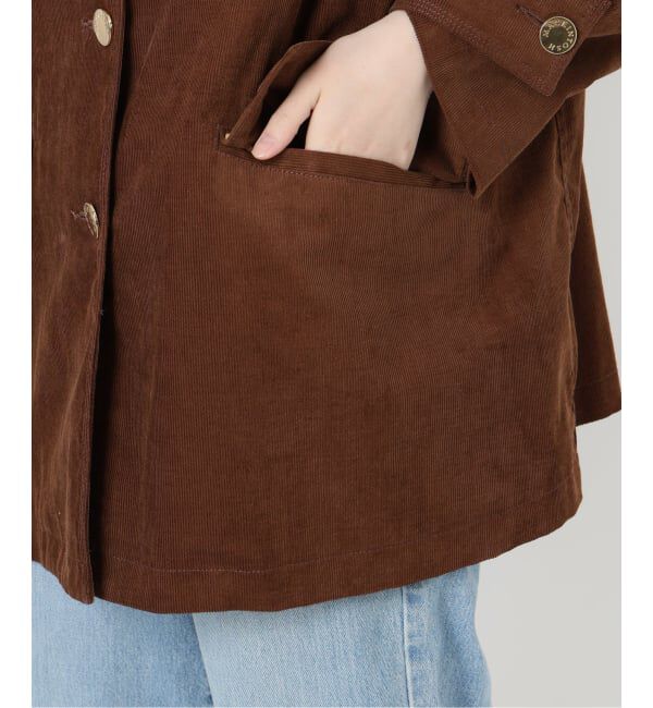 IENA「MACKINTOSH/マッキントッシュ 別注 HUMBIE JACKET コーデュロイ」|ステンカラーコート|