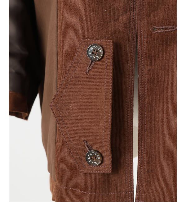 IENA「MACKINTOSH/マッキントッシュ 別注 HUMBIE JACKET コーデュロイ」|ステンカラーコート|